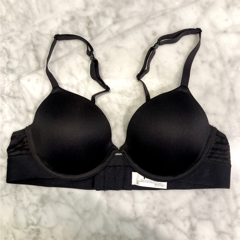Maidenform Black Push-up Bra, size 34A